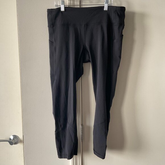 Lululemon Pace Rival Crop 22" / Black / Size 8 - Picture 3 of 12